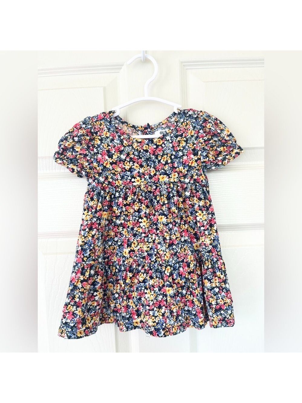 🩵 4/$20 Old Navy Casual Sundress with Puff Cap Sleeves